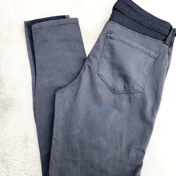 NEW L'agence Two Toned Skinny Legging Jean Gray - Picture 10 of 10